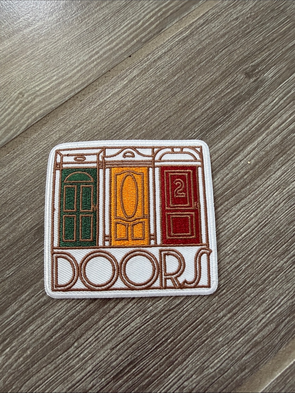 Official Noah Kahan embroidered 'Doors' iron on Patch NWOT
